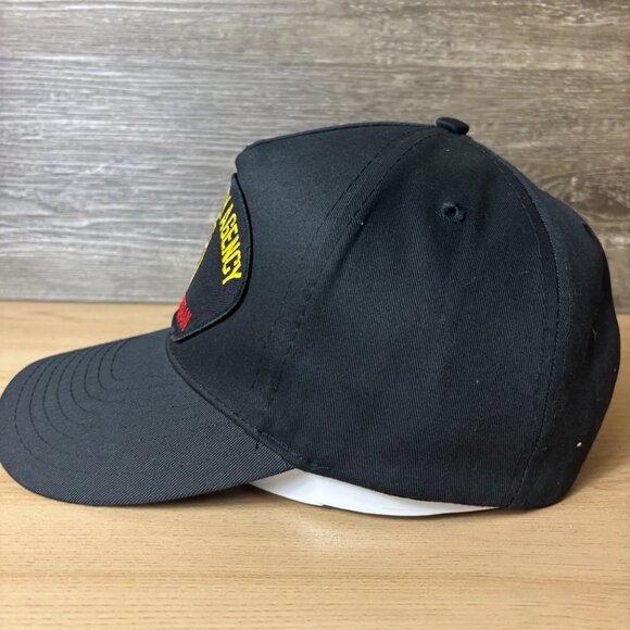 Vintage Army Security Agency Hat Cap Snapback Black Pacific Veteran Adjustable - Picture 4 of 10